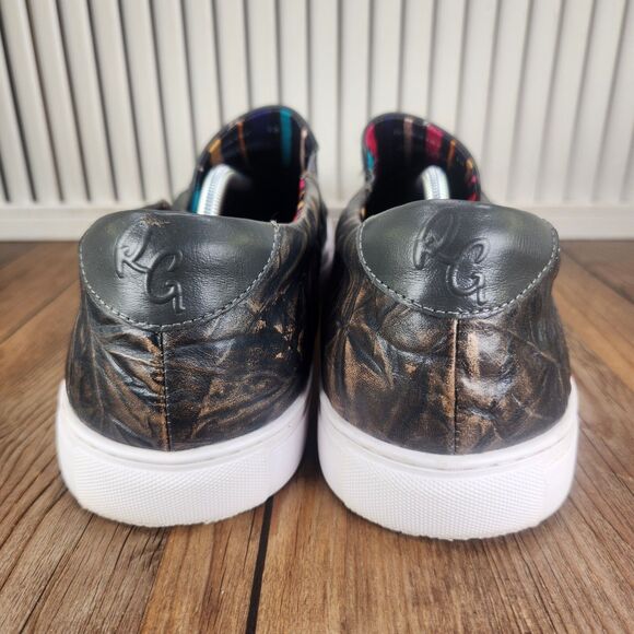 Robert Graham RGS5187 Slip-On Loafers Mens Sz 13 Brown Gray Casual Fashion Shoes - Picture 4 of 9